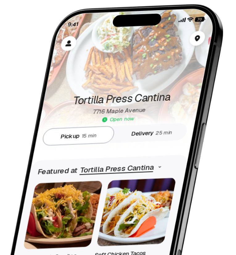 Tortilla Press Cantina app preview