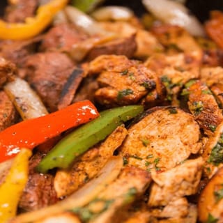 Steak & CHICKEN Fajitas