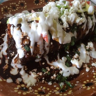 Twin Mole Burrito