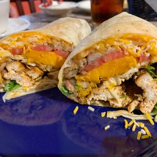 Chicken Sweet Potato Burrito